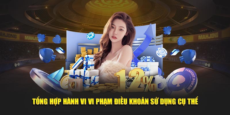 Tổng hợp các trường hợp vi phạm điều khoản cụ thể